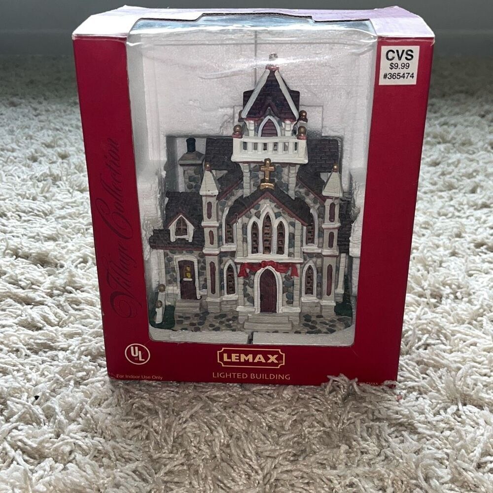 Lemax St. Stephen’s Church Village Collection  2006 Item 65452CV  #12874 In Box